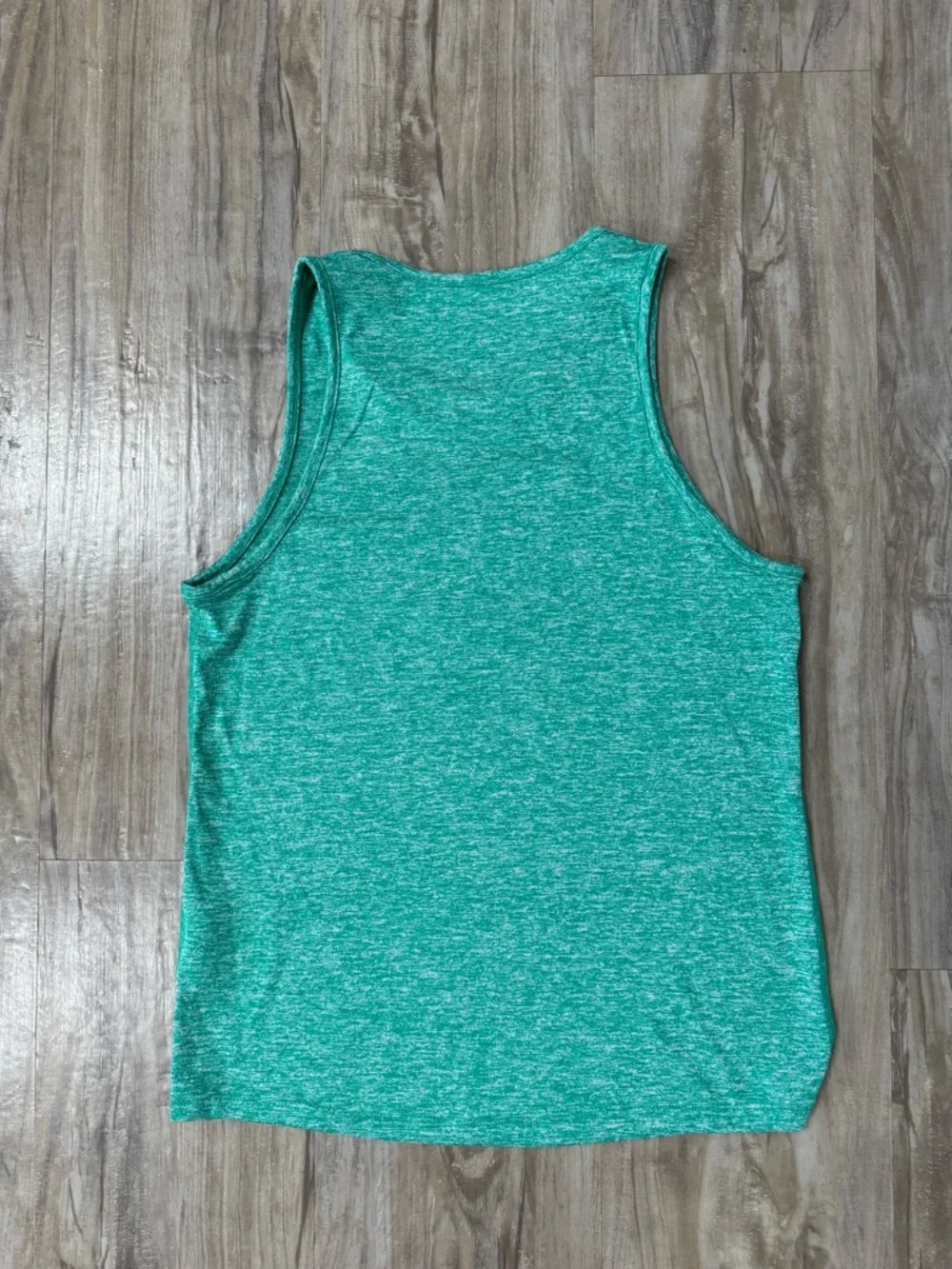 Nike Teal Heather Dri-FIT Scoop Neck Tank Top